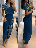 Blau mit Muster 2
