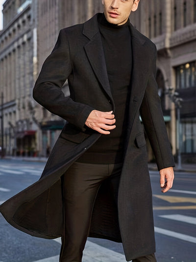 Stilvolle Retro Trench Winterjacke Für Herren | Ideal für Winter