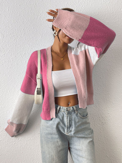 Strick-Cardigan | Oversized Passform | Modernes Block-Design