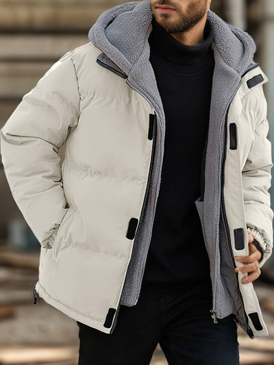 Stilvolle Lässige Warme Gepolsterte Winterjacke Für Herren | Perfekt für den Alltag