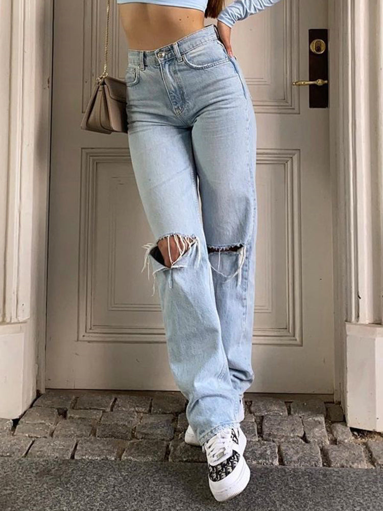 Vanyel - Trendig. Lässig. Sommerleicht. – Die Elvaria Jeans mit hohem Bund