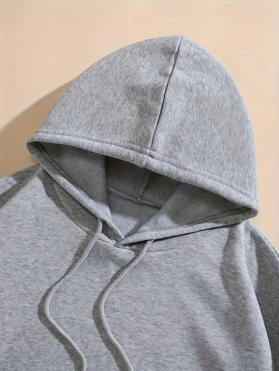 Stilvoller Pullover-Hoody mit Backprint und Kapuze für Women | Perfekt für den Alltag