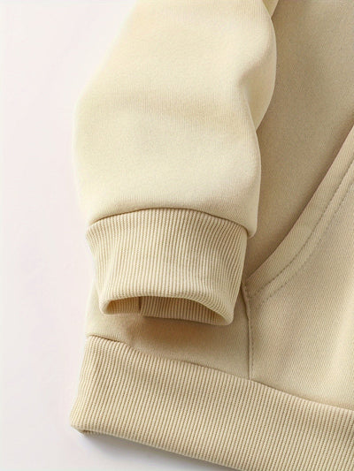 Eleganter Vintage-Pullover-Hoody mit Backprint und Kapuze für Women | Perfekt für lässige Tage