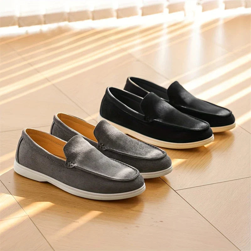 Suede Loafers
