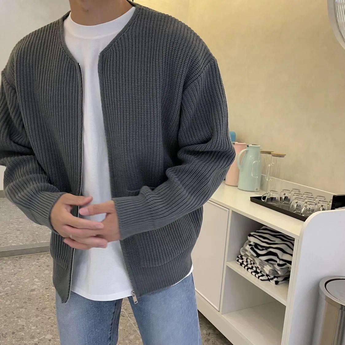 Strickjacke mit entspanntem Schnitt für Herren
