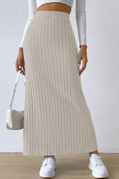 Ilven - Elegant Vielseitig Komfortabel. – Der gestrickte Rock mit Schlitz