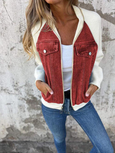VanBruggen™ | Lässige Jacke mit Reißverschluss und V-Ausschnitt
