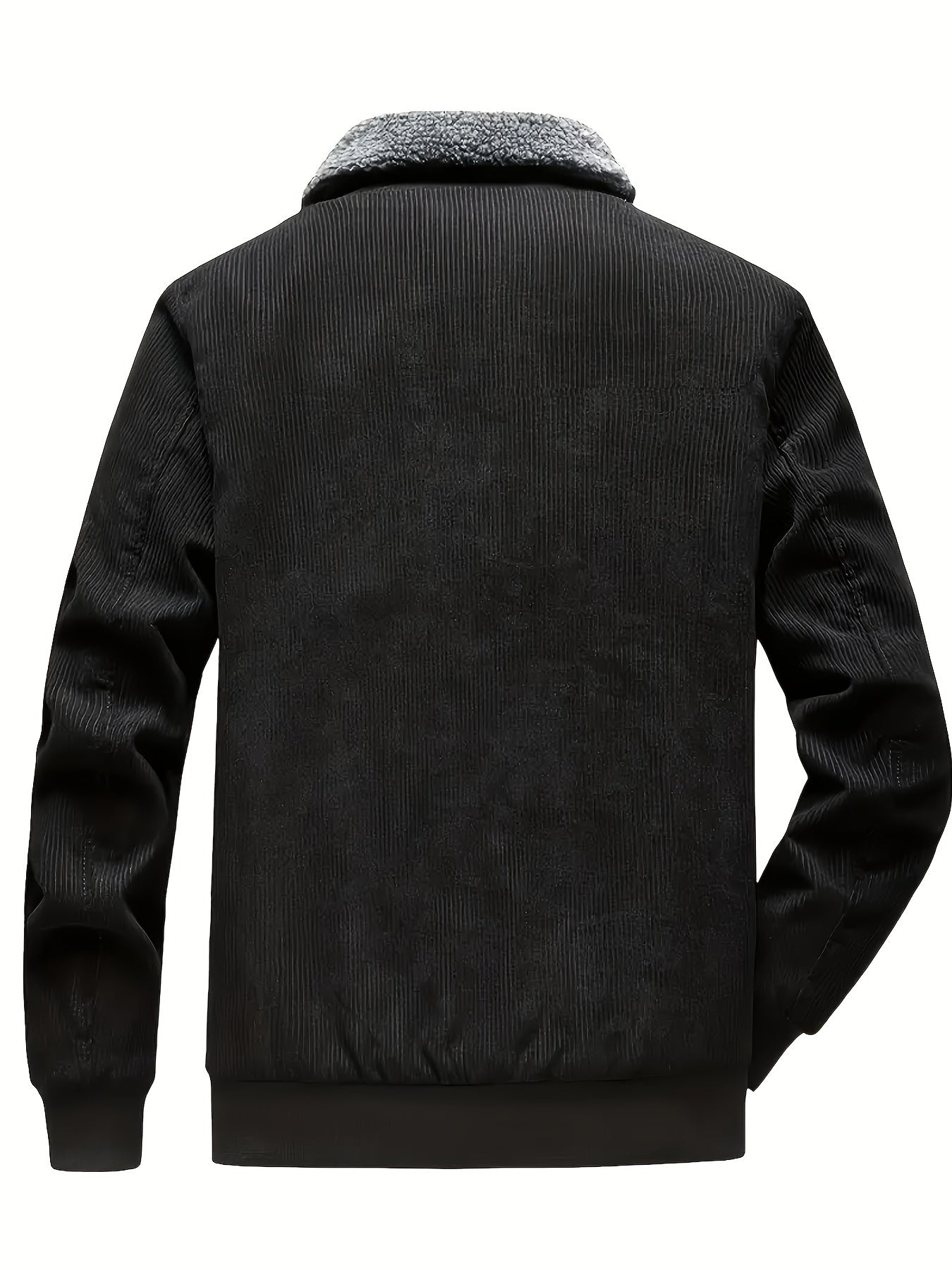 Lässige Mit Etikett Patch Fleece Gefütterte Winterjacke Für Herren | Perfekt für Outdoor-Aktivitäten