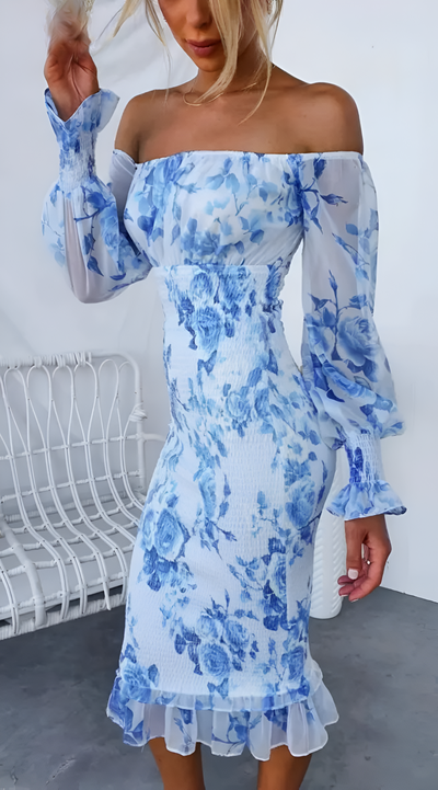 Eltena Midikleid - Blütenzauber zum Anziehen