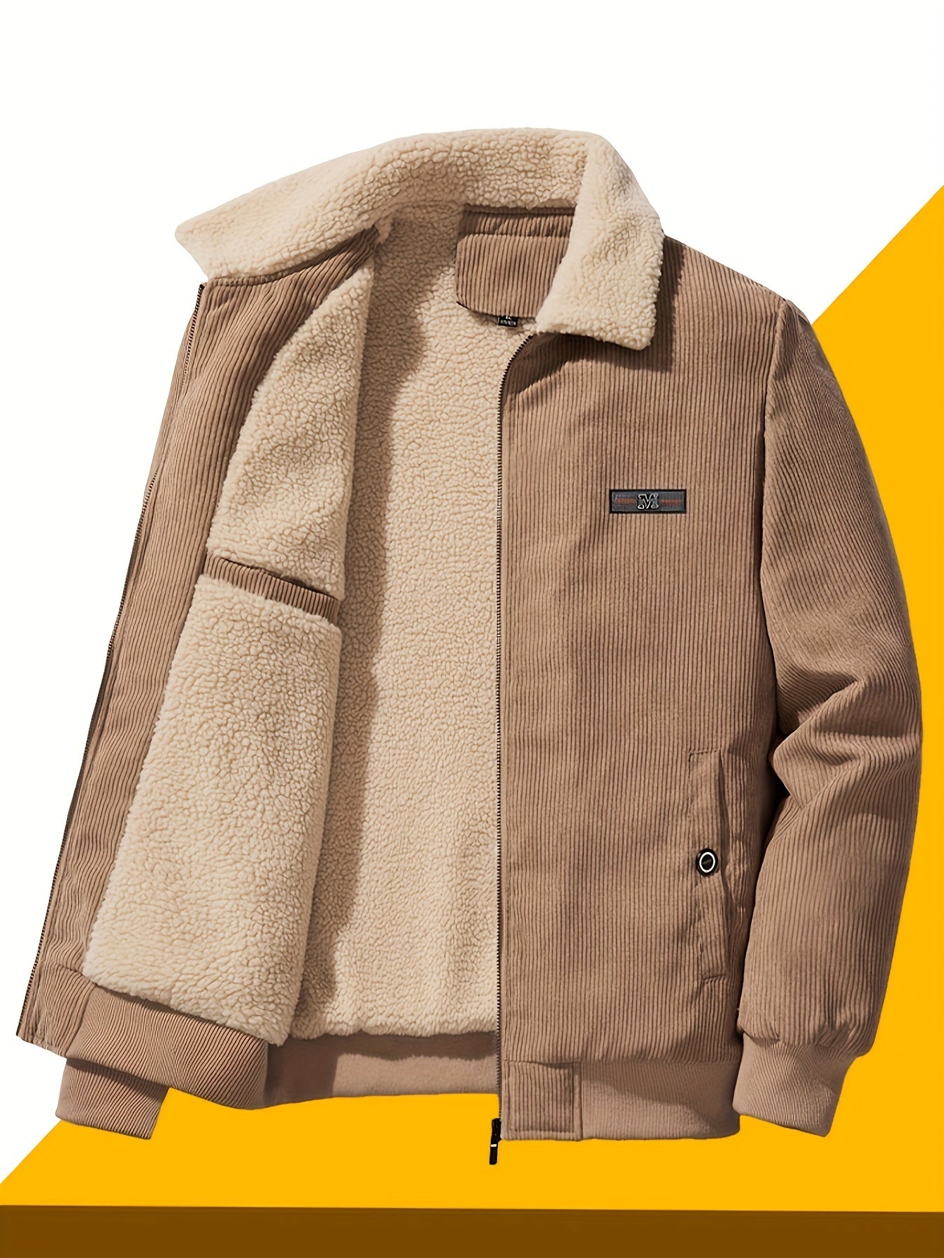 Warme Dikke Revers Kragen Winter Jacke Für Herren | Perfekt für Outdoor-Aktivitäten