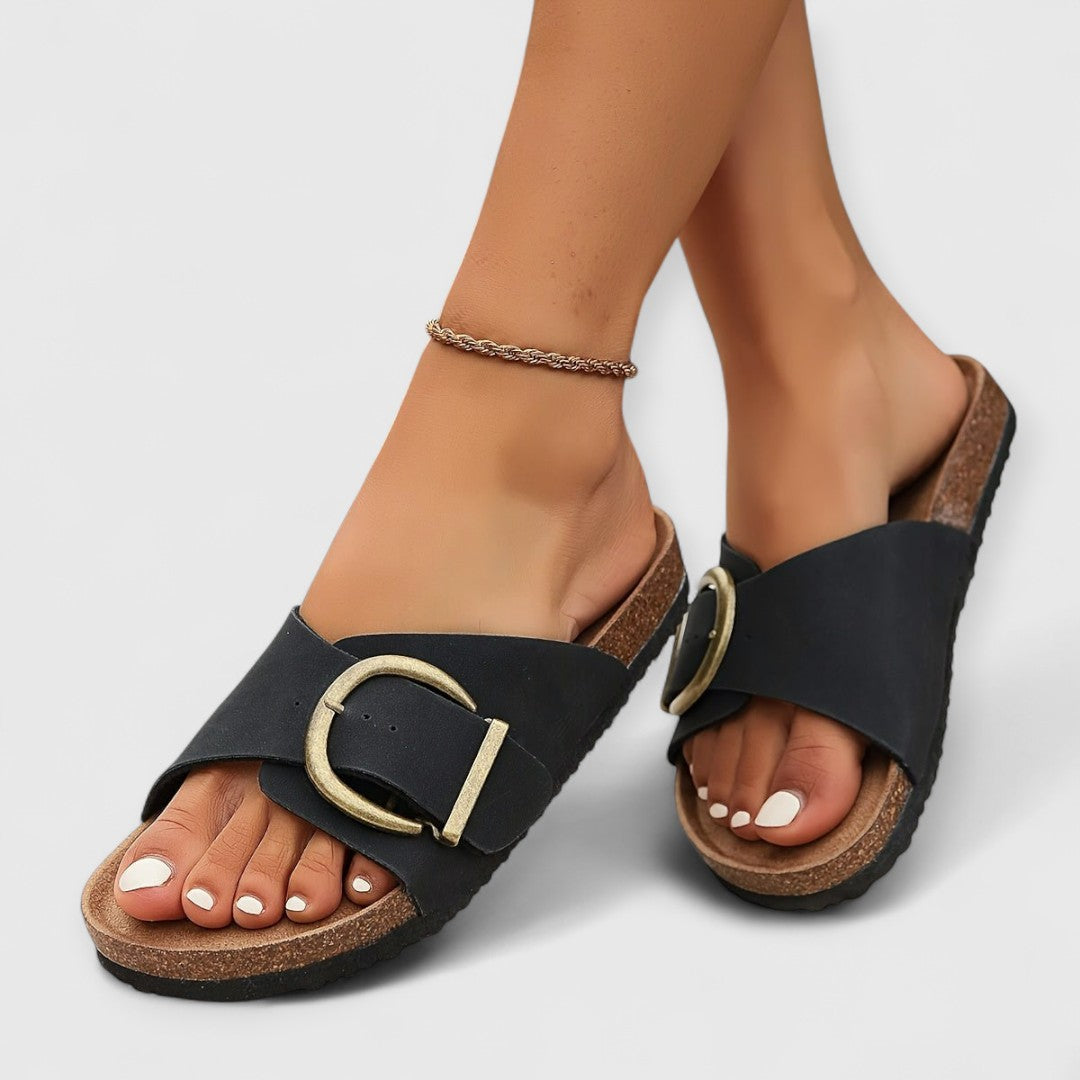 DELPHINE | Elegante Komfortsandalen