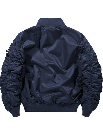 Warme Bomber Taktische Outdoorjacke Mit Stehkragen Für Herren | Perfekt für Outdoor-Aktivitäten