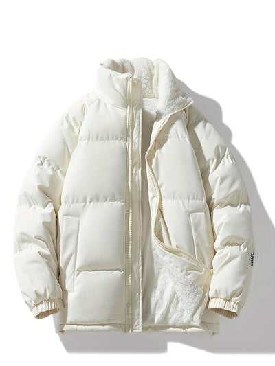 Warme modische Fleece-Puffer-Winterjacke für Damen | Perfekt für Outdoor-Aktivitäten
