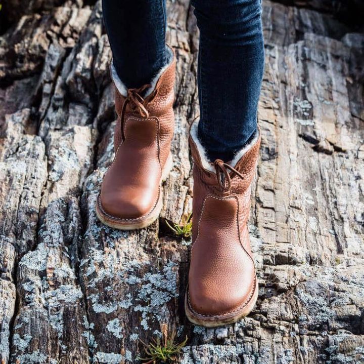 Alma - Gemütliche Stiefeletten mit Lammfellfutter für wärmende Wintertage | Warme und stylische Winterstiefeletten für Damen