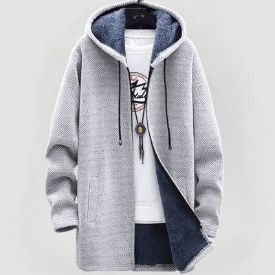 Zilvara | Elegante Unisex-Jacke mit Kapuze