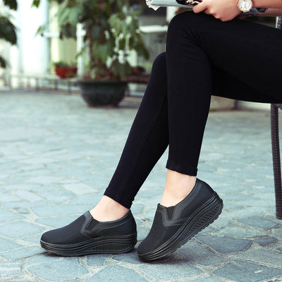 Damen Slip-On Mesh Sneakers mit erhöhter Dämpfung Fudus