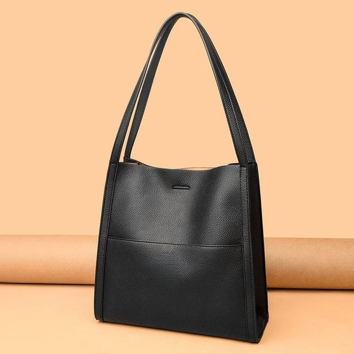 Vegane Leder Umhängetasche mit großem Stauraum und elegantem Design