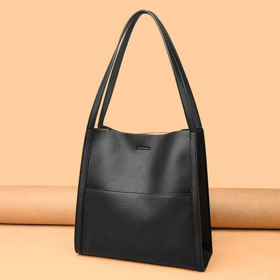 Vegane Leder Umhängetasche mit großem Stauraum und elegantem Design