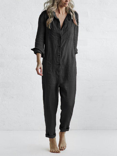 Langärmeliger Jumpsuit für Frauen
