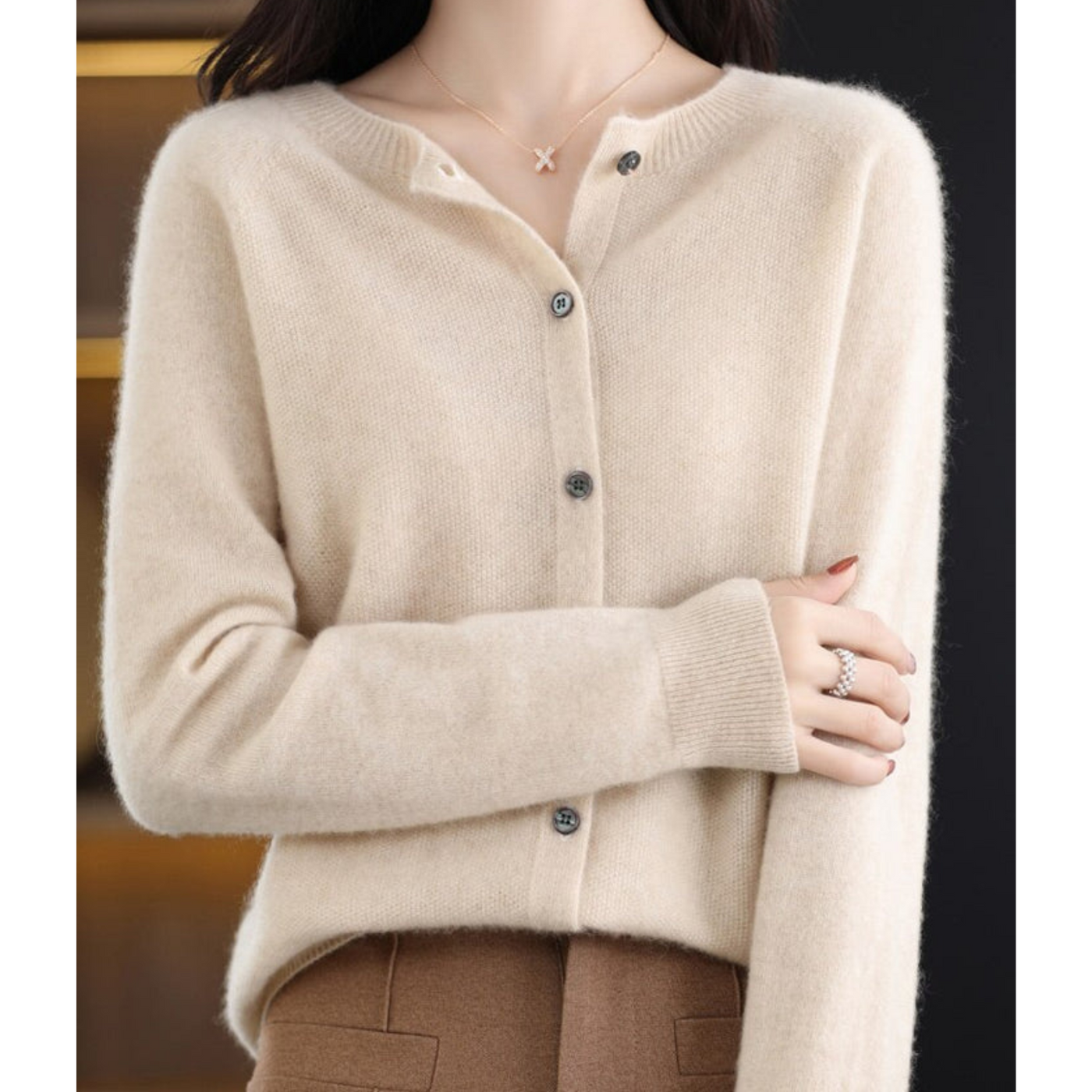 Aubry - Ein weicher Cardigan aus Kaschmirwolle