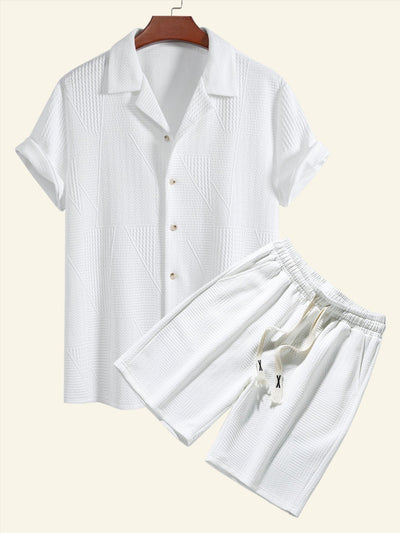 Fudus Oberteil und Shorts mit Kordelzug für Sommerkleidung