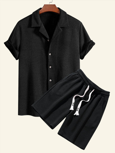 Fudus Oberteil und Shorts mit Kordelzug für Sommerkleidung