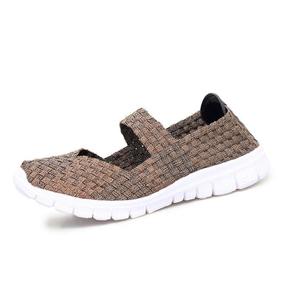 Damen Slip-On Komfort Walking Schuhe Fudus