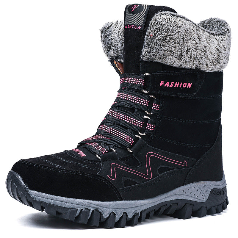 Damen Isolierte Wasserdichte Winterstiefel Fudus
