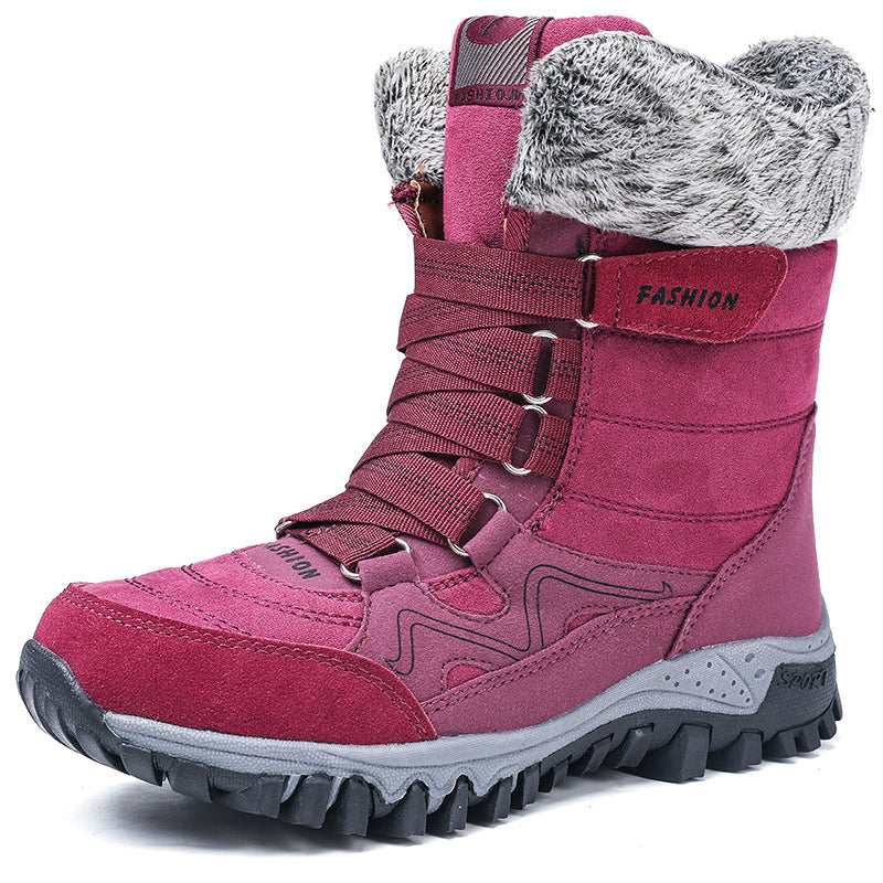 Damen Isolierte Wasserdichte Winterstiefel Fudus