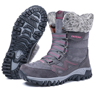 Damen Isolierte Wasserdichte Winterstiefel Fudus