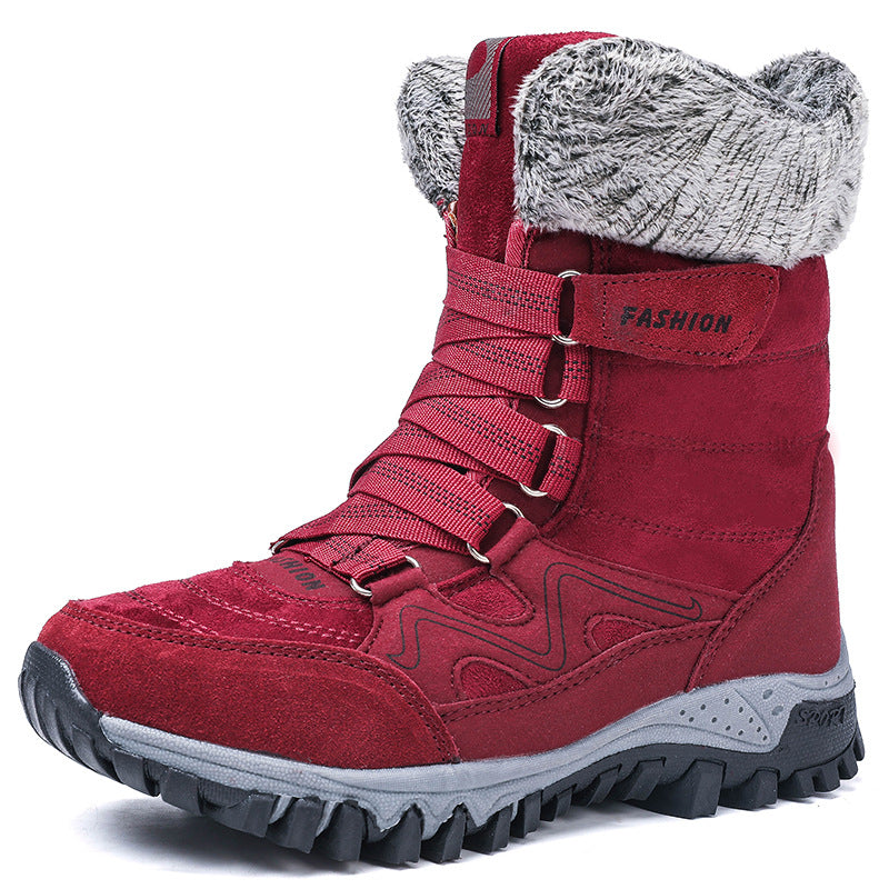 Damen Isolierte Wasserdichte Winterstiefel Fudus