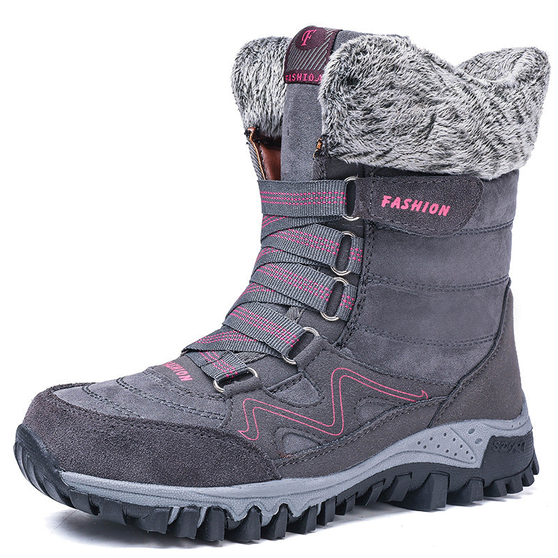 Damen Isolierte Wasserdichte Winterstiefel Fudus
