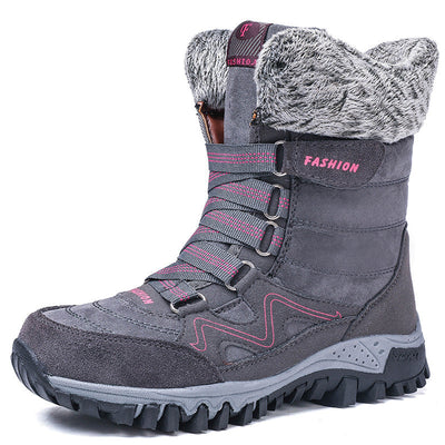 Damen Isolierte Wasserdichte Winterstiefel Fudus
