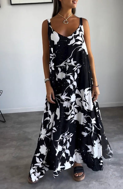 Mirellis - ZEITLOSE ELEGANZ MIT DEM  BEDRUCKTEN KLEID!