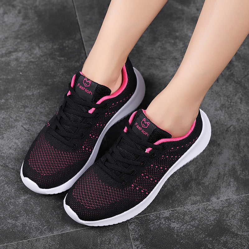 Damen Leichte Athletic Sneakers mit Atmungsaktivem Mesh-Obermaterial Fudus