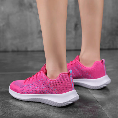Damen Leichte Athletic Sneakers mit Atmungsaktivem Mesh-Obermaterial Fudus