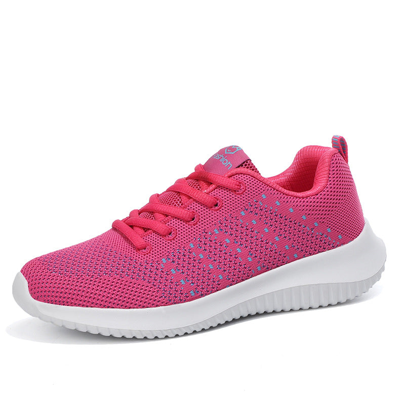 Damen Leichte Athletic Sneakers mit Atmungsaktivem Mesh-Obermaterial Fudus