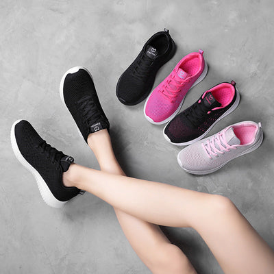 Damen Leichte Athletic Sneakers mit Atmungsaktivem Mesh-Obermaterial Fudus