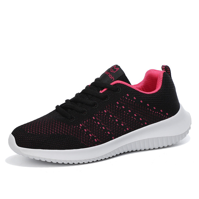 Damen Leichte Athletic Sneakers mit Atmungsaktivem Mesh-Obermaterial Fudus