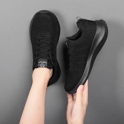 Damen Leichte Athletic Sneakers mit Atmungsaktivem Mesh-Obermaterial Fudus