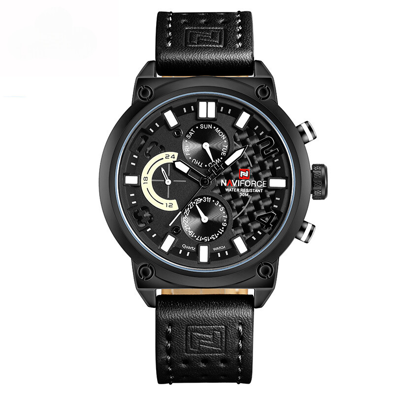 van Baerle® - Quarz-Datum-Uhr