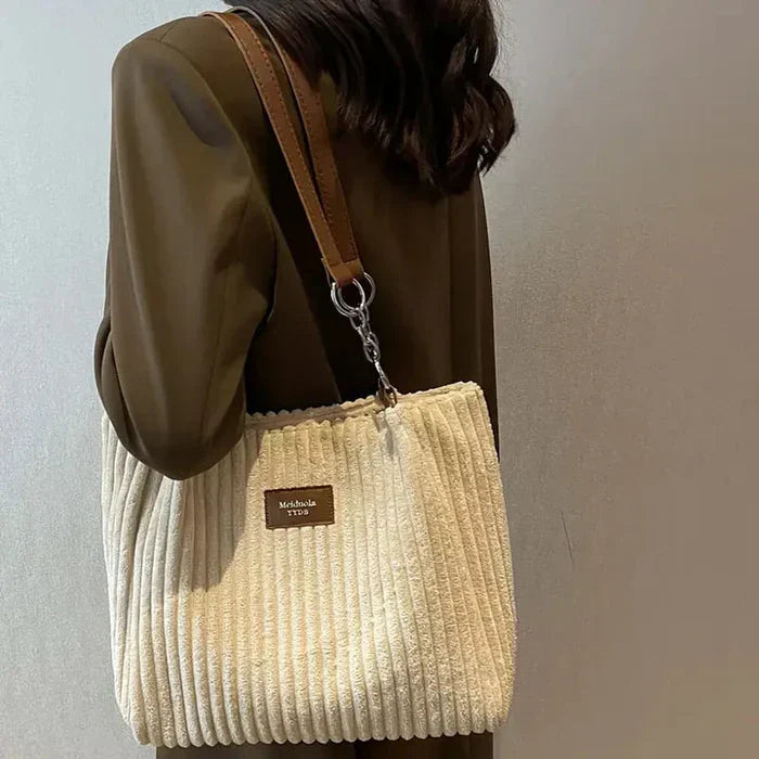 Elegante Cordtasche | Weiche Struktur | Trendiges Design
