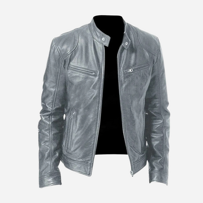 Dominic - Eine lässige Herren-Lederjacke mit schmaler Passform