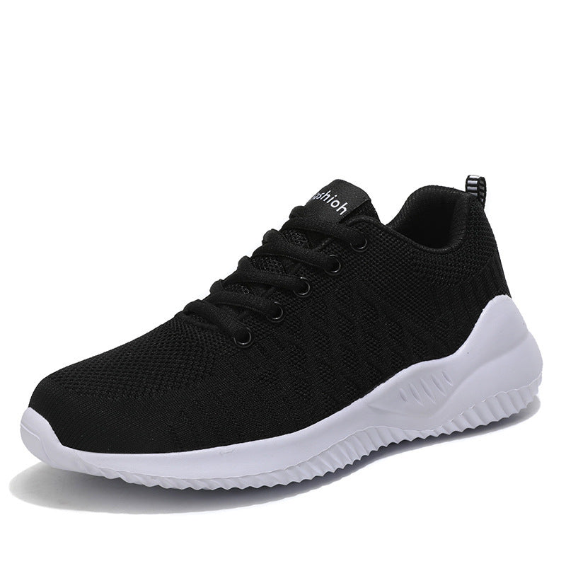 Damen Leichte Sport Sneakers mit Atmungsaktivem Strick-Obermaterial Fudus