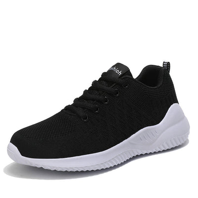 Damen Leichte Sport Sneakers mit Atmungsaktivem Strick-Obermaterial Fudus