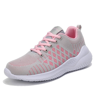 Damen Leichte Sport Sneakers mit Atmungsaktivem Strick-Obermaterial Fudus