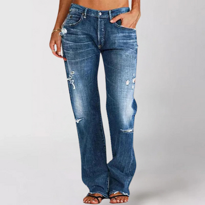 Elaris - Vintage Vibes mit modernem Twist – Die Wide-Leg Denim Jeans im Retro-Stil