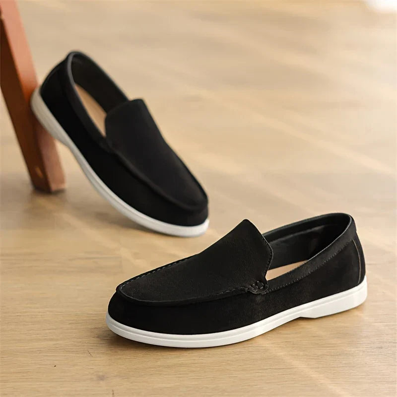 Suede Loafers