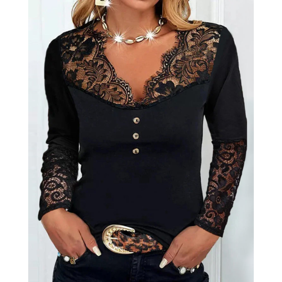 Toni® | Damenbluse mit V-Ausschnitt