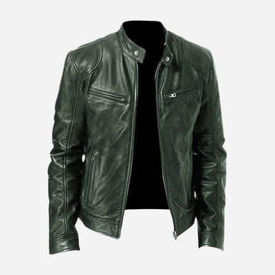 Dominic - Eine lässige Herren-Lederjacke mit schmaler Passform
